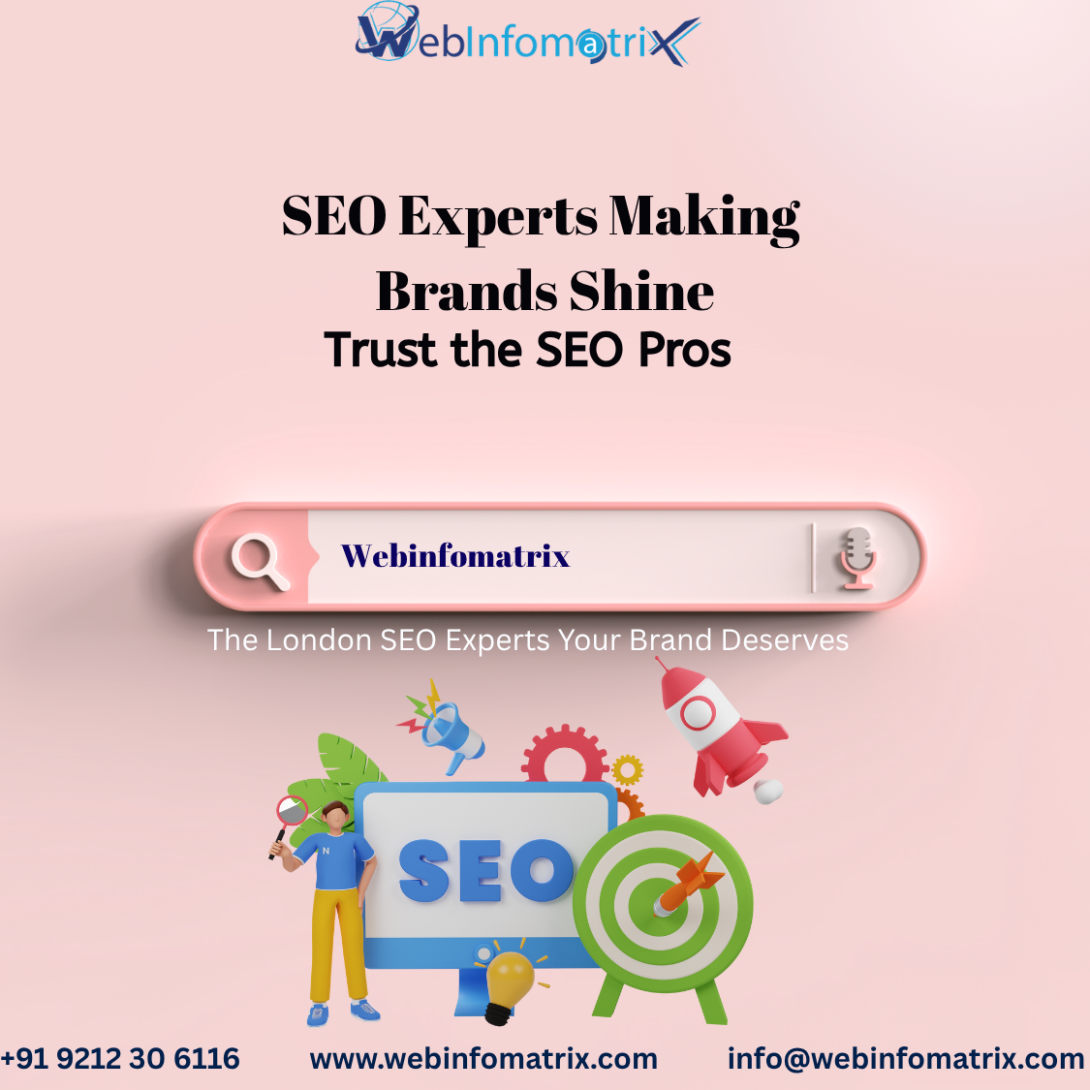 Transform your ecommerce brand into a conversion powerhouse with Webinfomatrix’s Chelmsford SEO, web design, and marketing solutions.