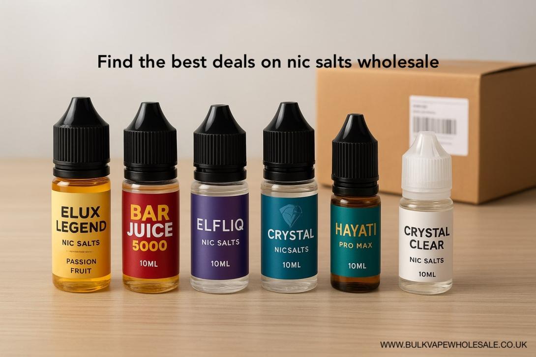 The UK nic salt market shows no signs of slowing down. With brands like Elux Legend, Bar Juice 5000, SKE Crystal, ELFLIQ, Hayati Pro Max, and Crystal Clear Nic Salts wholesale, retailers have an exciting opportunity to meet growing demand while offering customers premium vaping experiences.