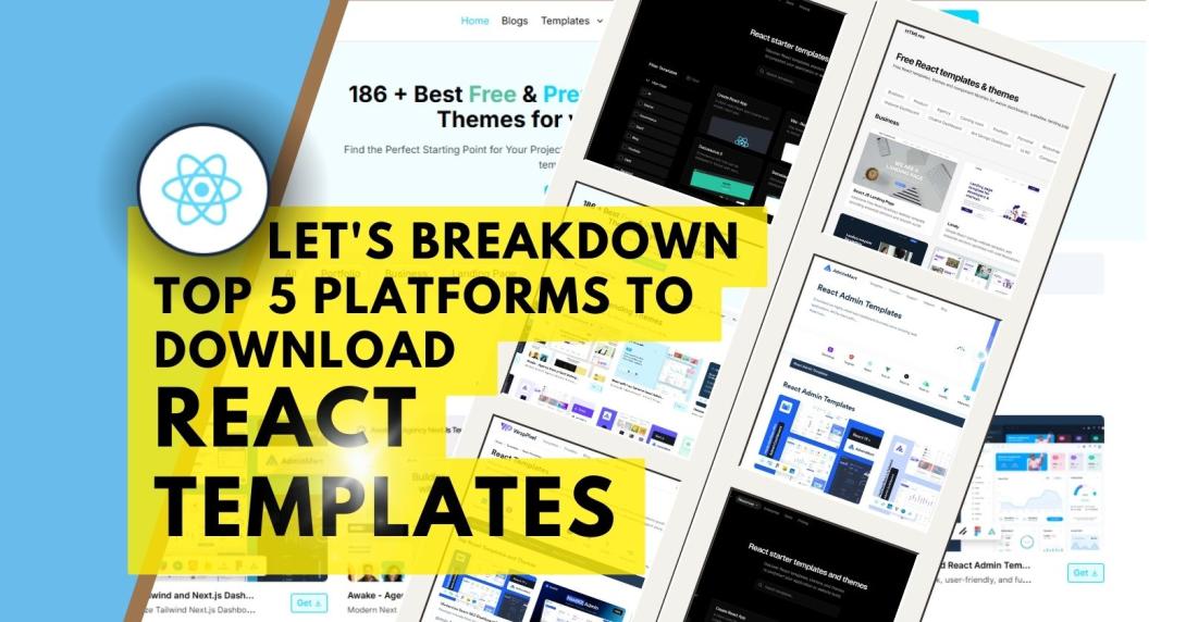 React templates marketplace