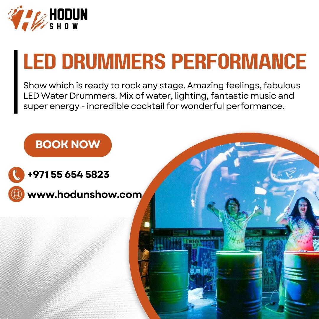 LED Drummers Performance Dubai
