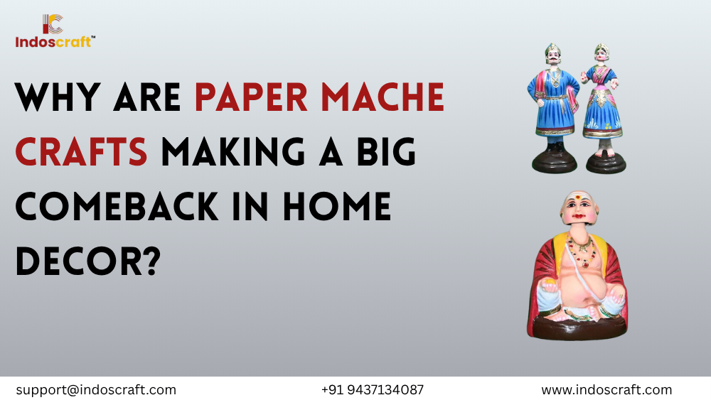 product made papier mache boxes