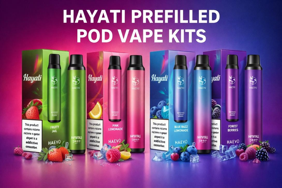 Hayati prefilled pod kits, Best Hayati pod systems, Hayati vape pod kits, Hayati prefilled pod vape, Hayati pod system after disposable vape ban, Best prefilled pod kits UK