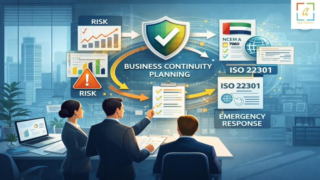 Leading BCM Consultants and NCEMA 7000 Consultants in UAE providing expert ISO 22301 consulting services to help organizations achieve business continuity compliance resilience and certification.