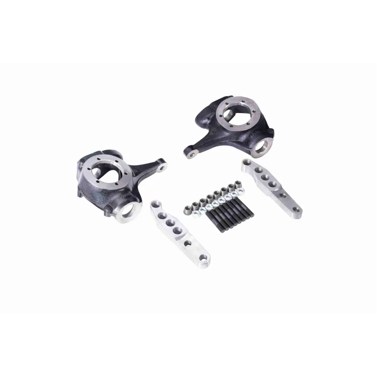 Complete High Steer Crossover Knuckle Kit with Arms and Hardware for Dana 44 & Chevy 10-Bolt Trucks
