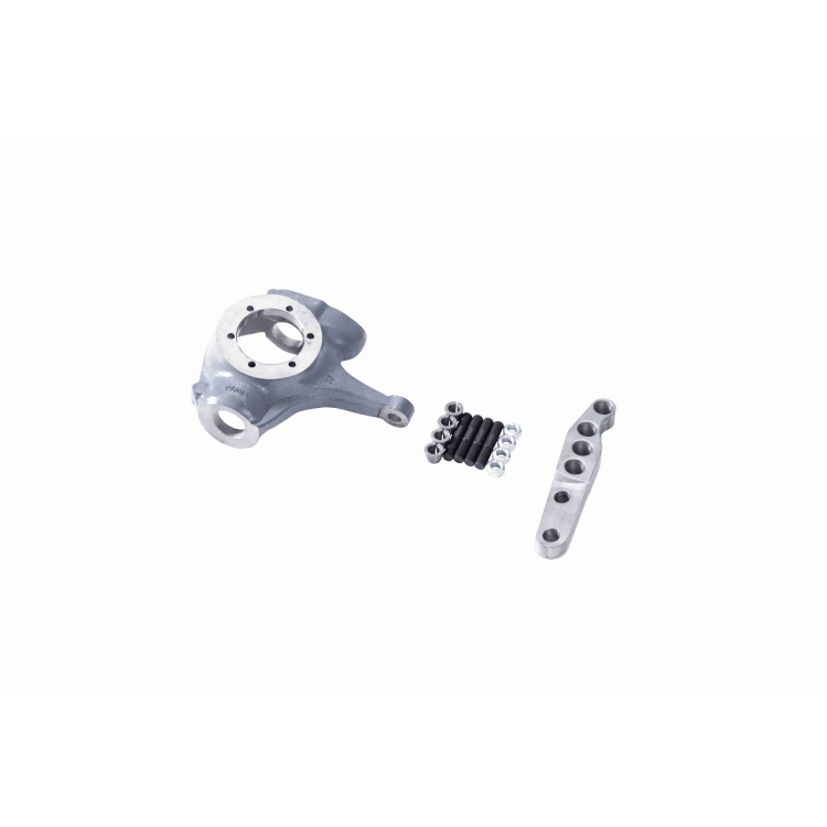 Crossover Steering Knuckle and Steering Arm Assembly for Lifted Chevy 10-Bolt Trucks and SUVs