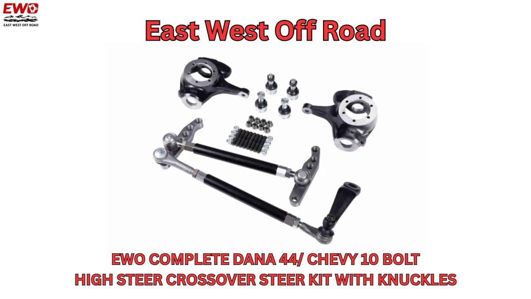 Engineer precision steering for your GM 4x4. Our USA-made crossover kit features billet arms, 1-ton strength & bolt-on design with no reaming. Transform your vehicle today.