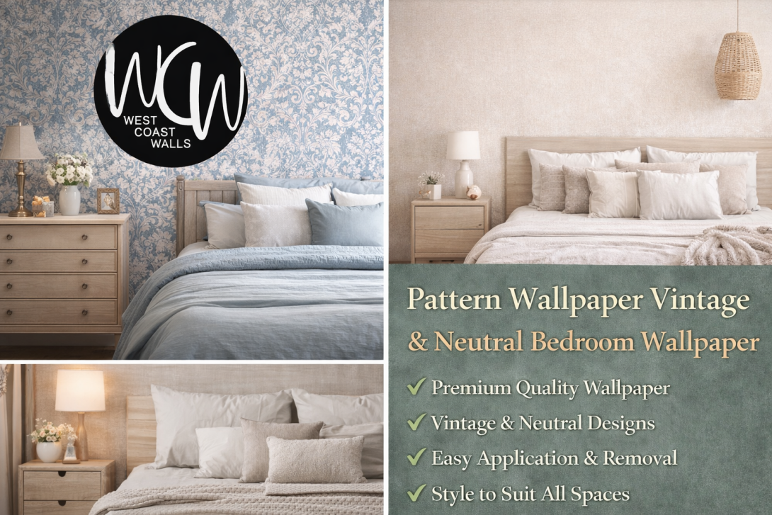 pattern wallpaper vintage & neutral wallpaper bedroom