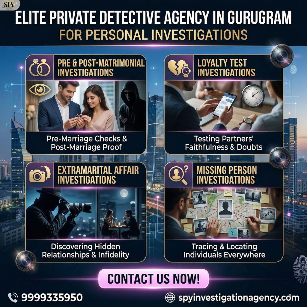 Elite Private Detective Agency in Gurugram for Personal Investigations