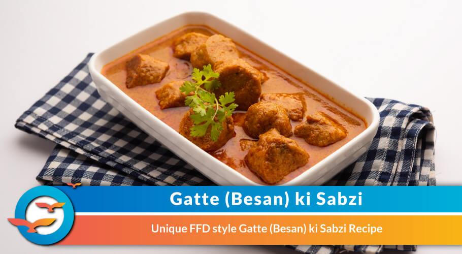 Besan Gatte ki Sabzi for Diabetes