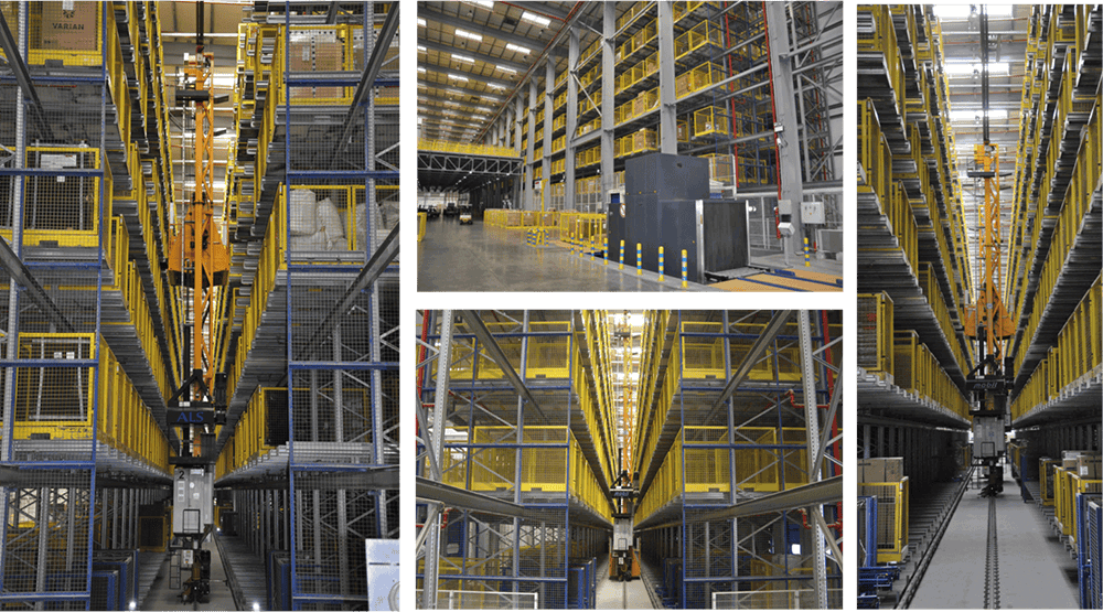 Vertical Carousel Modules, conveyor system solutions, ULD Storage Racking System