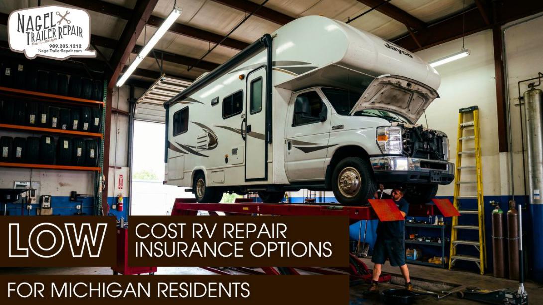 RV camper repair works in a Workshop