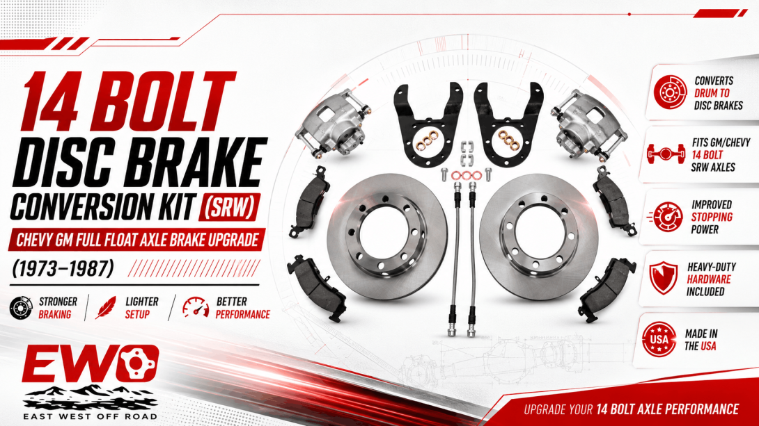 Disc brake rotor and caliper set for heavy duty driving conditions