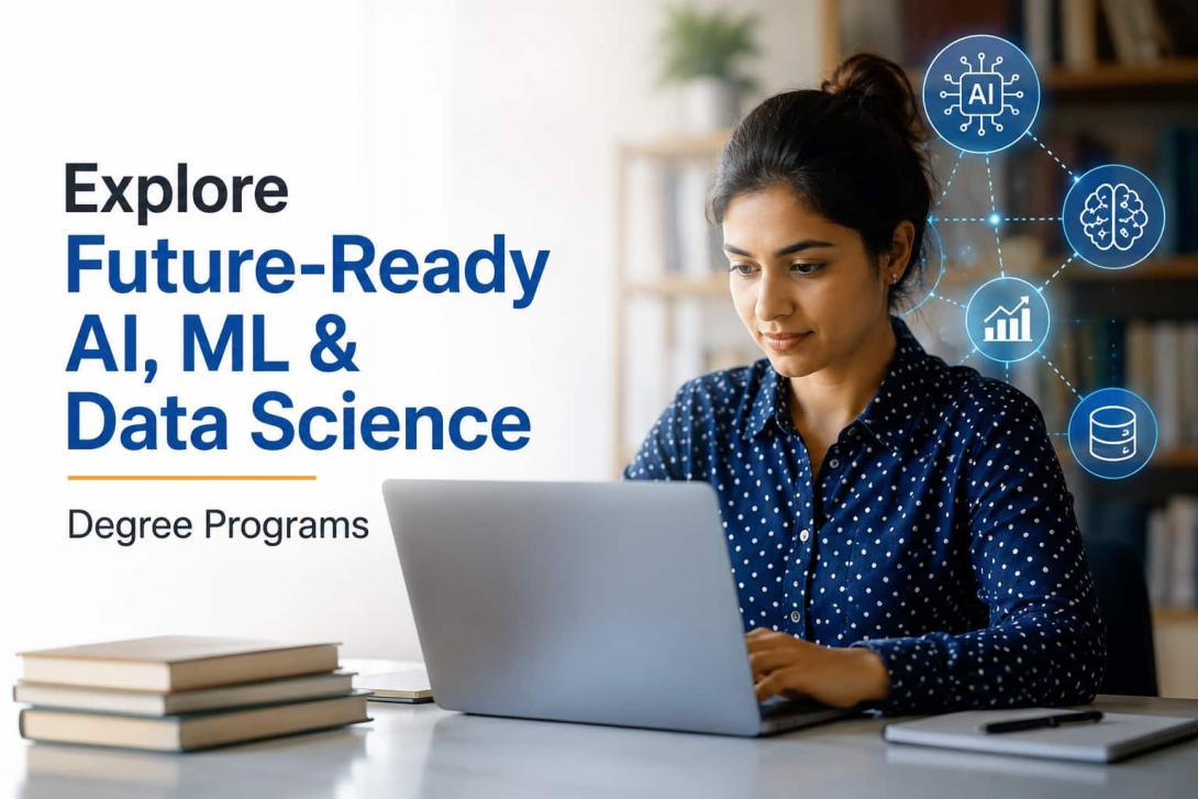 Explore Future-Ready AI, ML & Data Science Degree Programs 