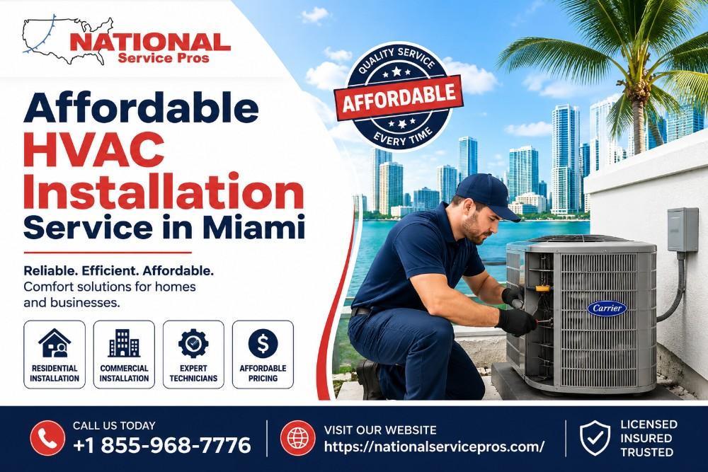 HVAC installation service in Miami