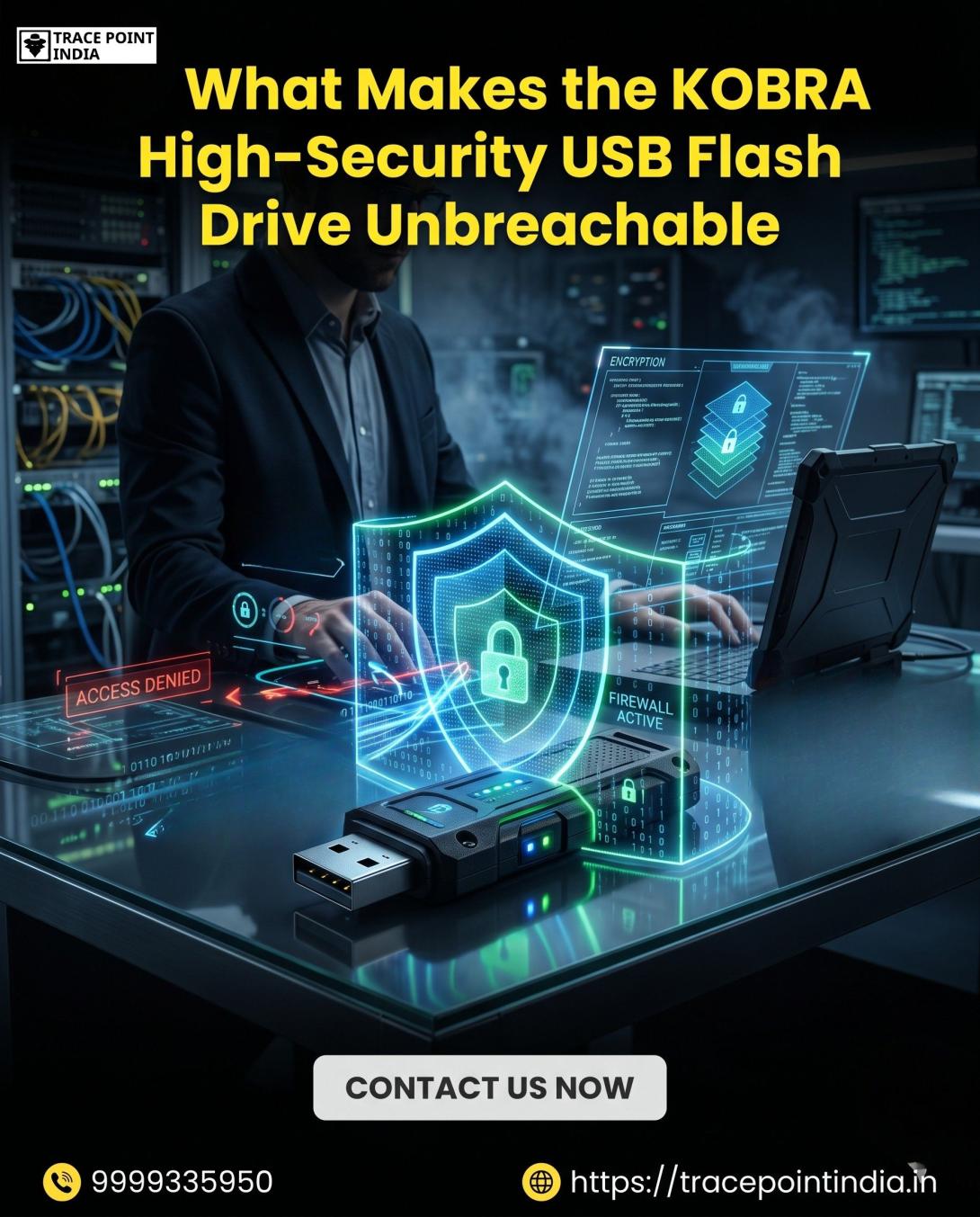 What Makes the KOBRA High-Security USB Flash Drive Unbreachable