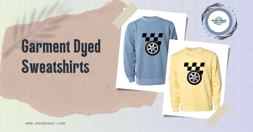 custom apparel, garment dyed