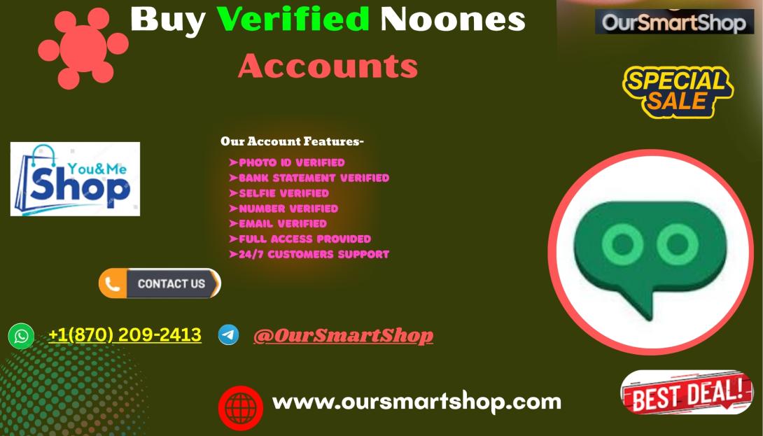 Buy Verified Noones Accounts