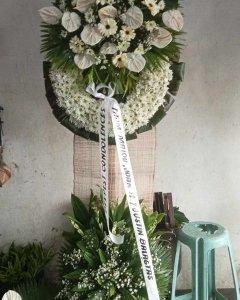 Funeral flowers with Stand