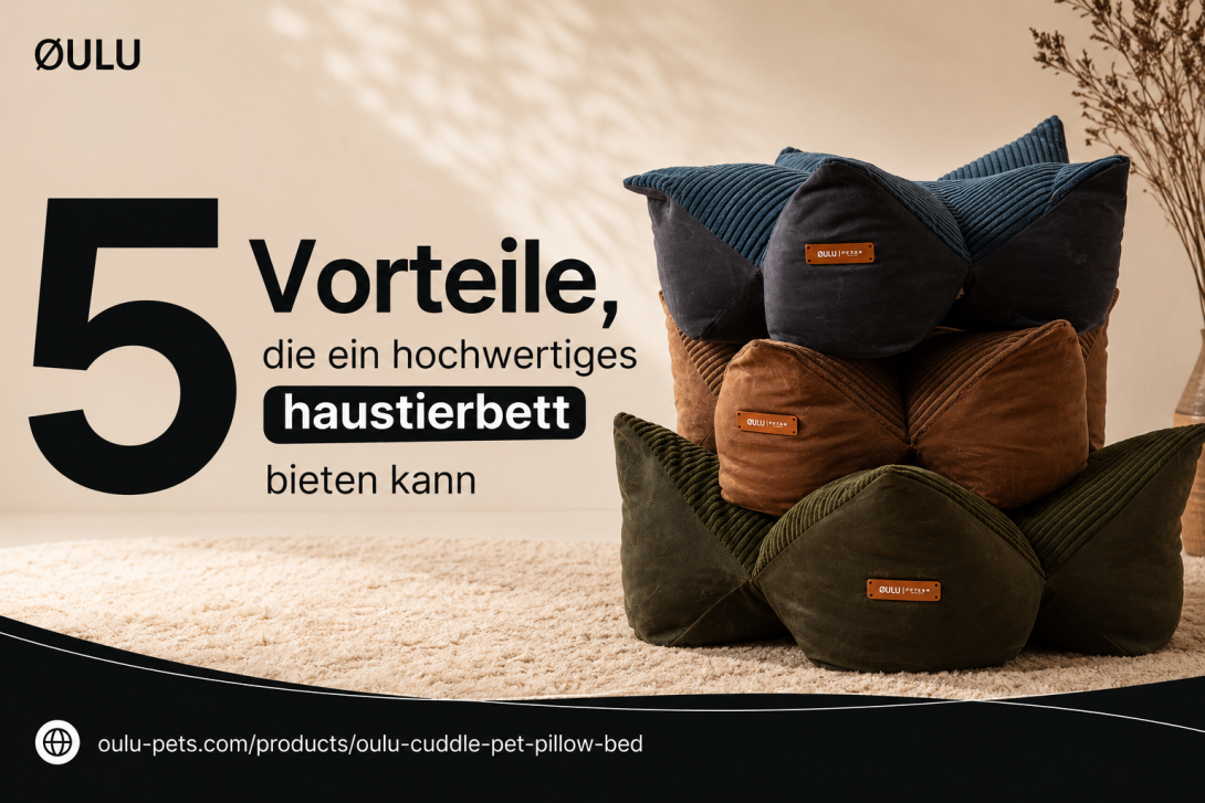 5 Vorteile, die ein hochwertiges haustierbett bieten kann