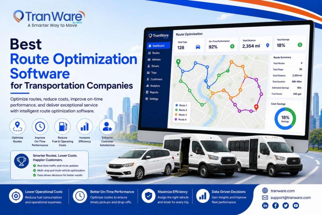 Best route optimization software for transportation companies