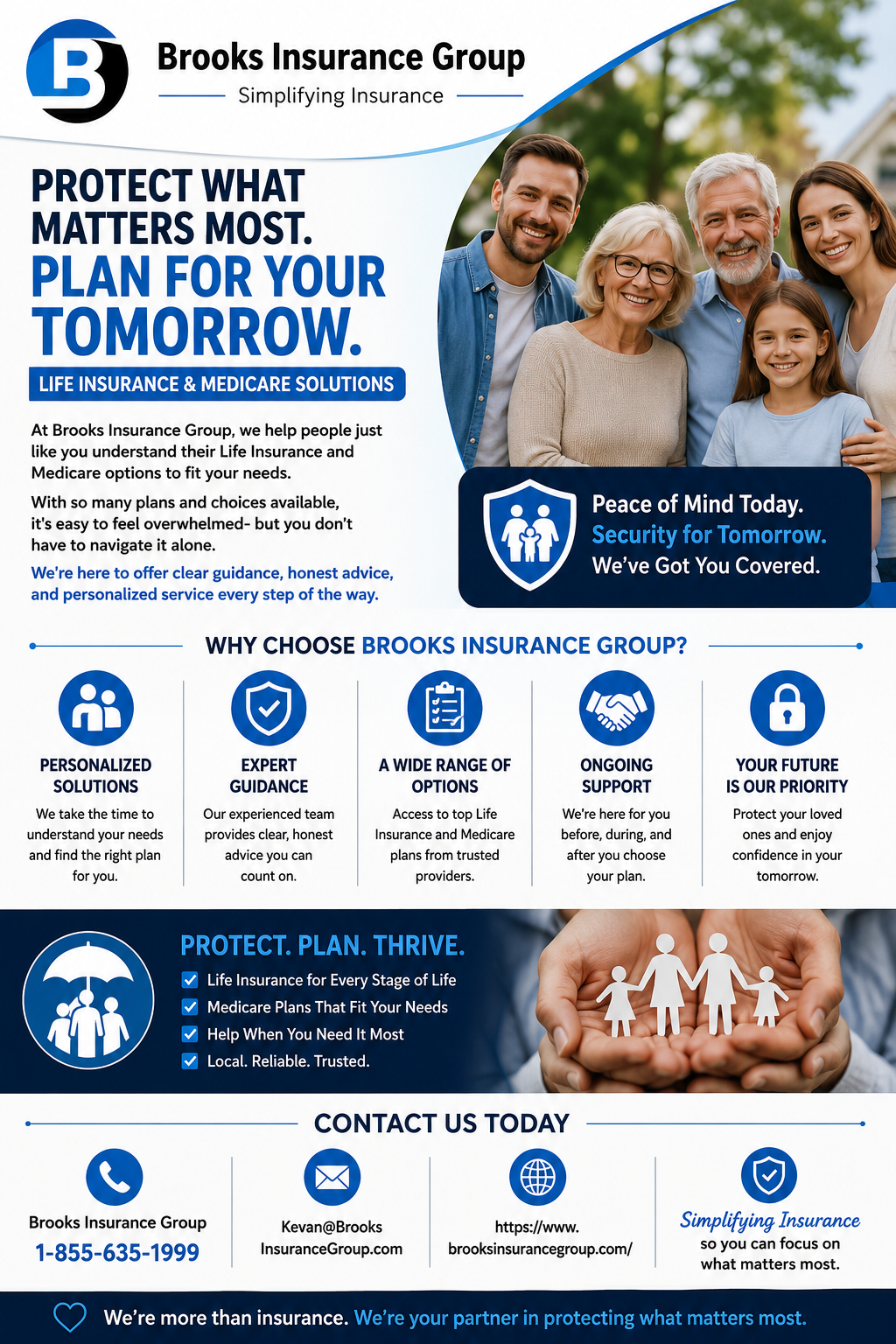 Brooks Insurance Group – Simplifying Insurance with Personalized Life & Medicare Solutions