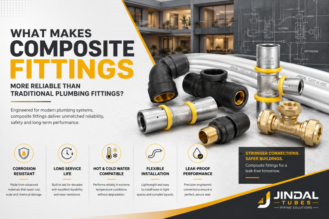 Composite press-fit fittings