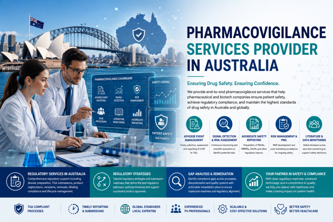 Pharmacovigilance Services Provider in Australia