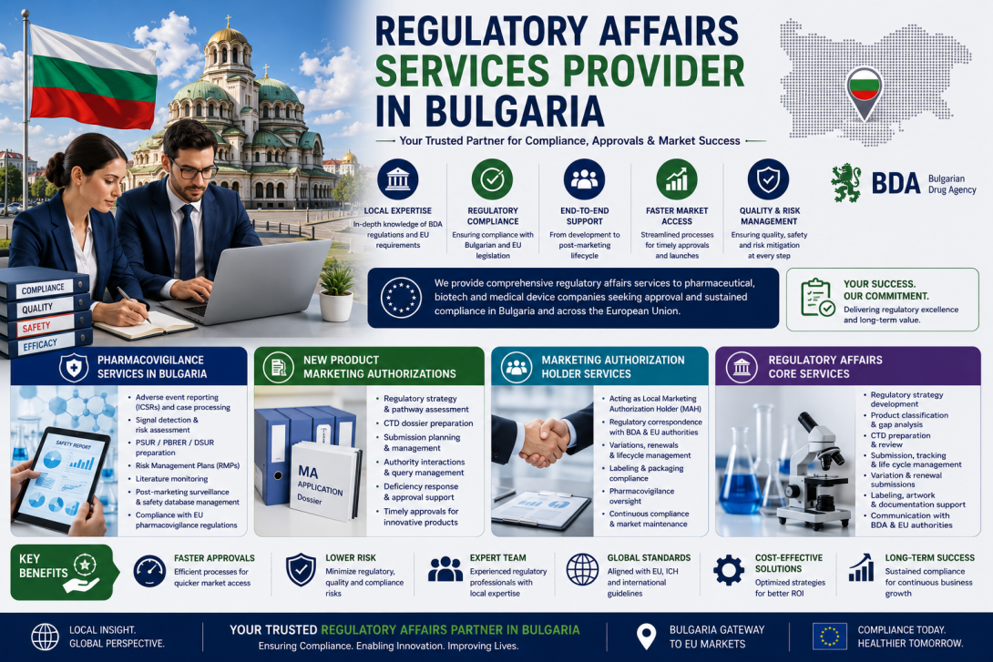 Regulatory Affairs Services Provider in Bulgaria