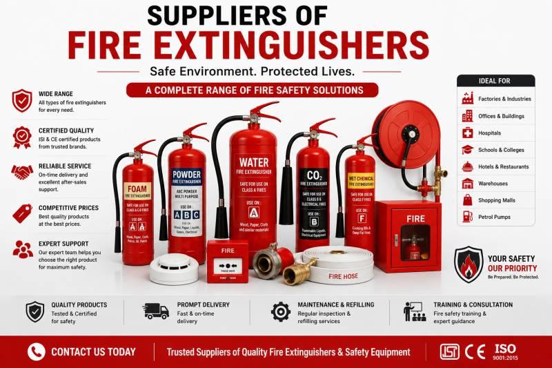 Suppliers of fire Extinguishers