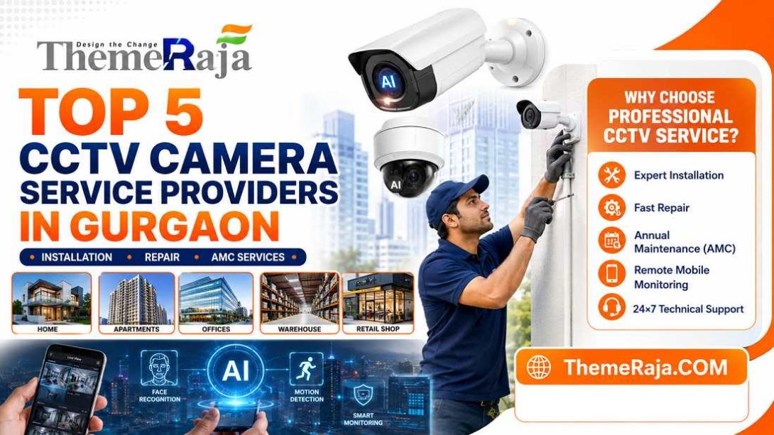 Top 5 CCTV Camera Service Providers in Gurgaon