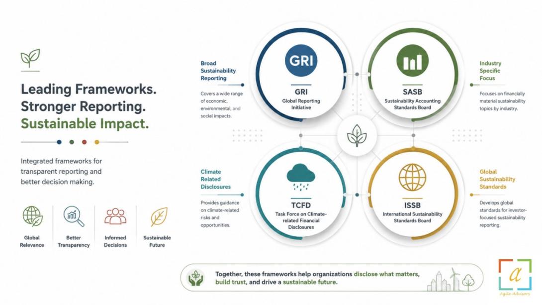 UAE ESG reporting is now mandatory under Federal Decree Law No. 11. Learn about key ESG reporting frameworks, compliance deadlines, and how ESG consultancy can prepare your business for the 2026 deadline. Essential reading for compliance officers and business leaders.