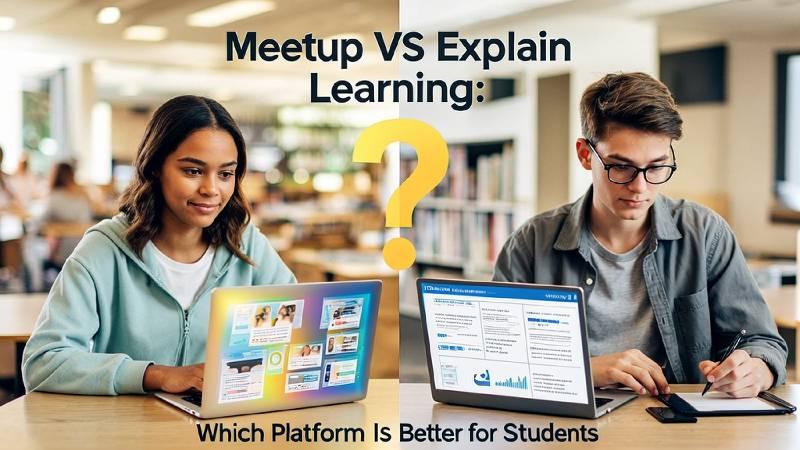 explain learning vs meetup