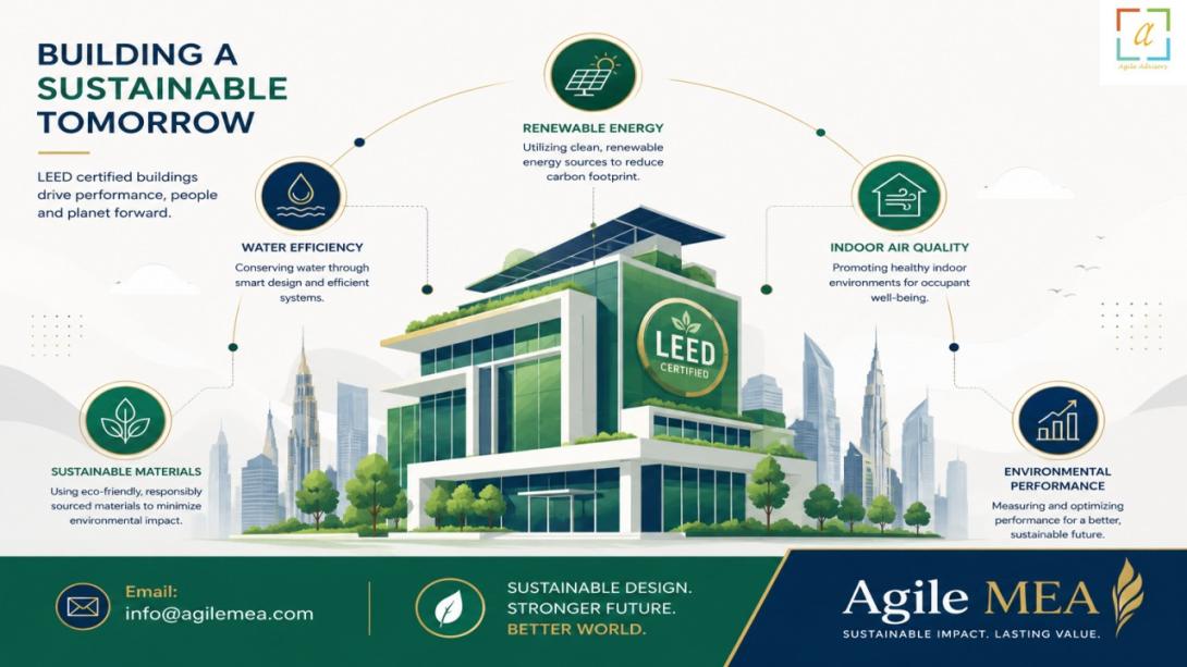 Discover how professional LEED Consultants in Dubai and expert LEED Services in Dubai and UAE help organizations achieve sustainable building certification, improve operational efficiency, and create long term environmental and business value.
