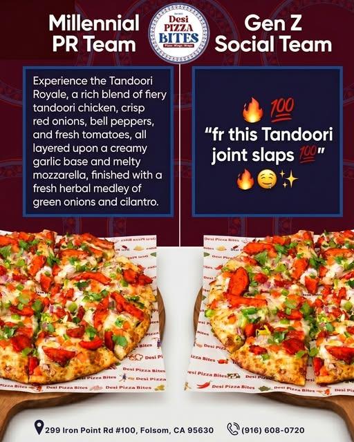 Best Indian Fusion Pizza in Folsom