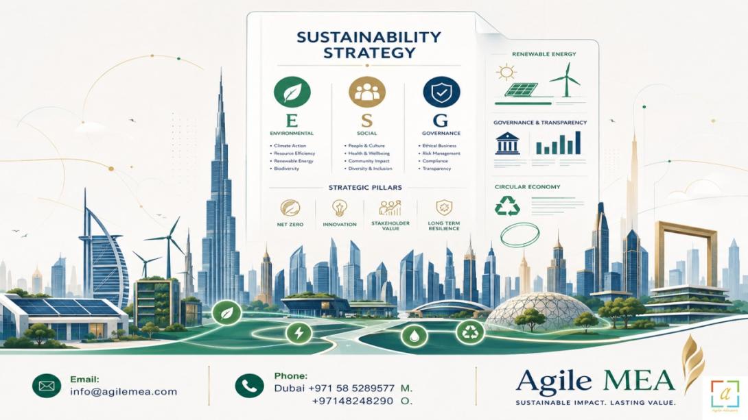Discover how a trusted Sustainability consultancy in Dubai and Sustainability consultancy in UAE helps organizations improve ESG performance, strengthen compliance, and achieve long term business success with expert sustainability consulting services.
