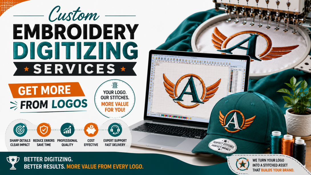custom embroidery digitizing services
