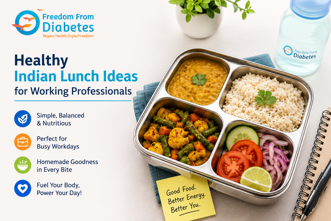 healthy Indian lunch