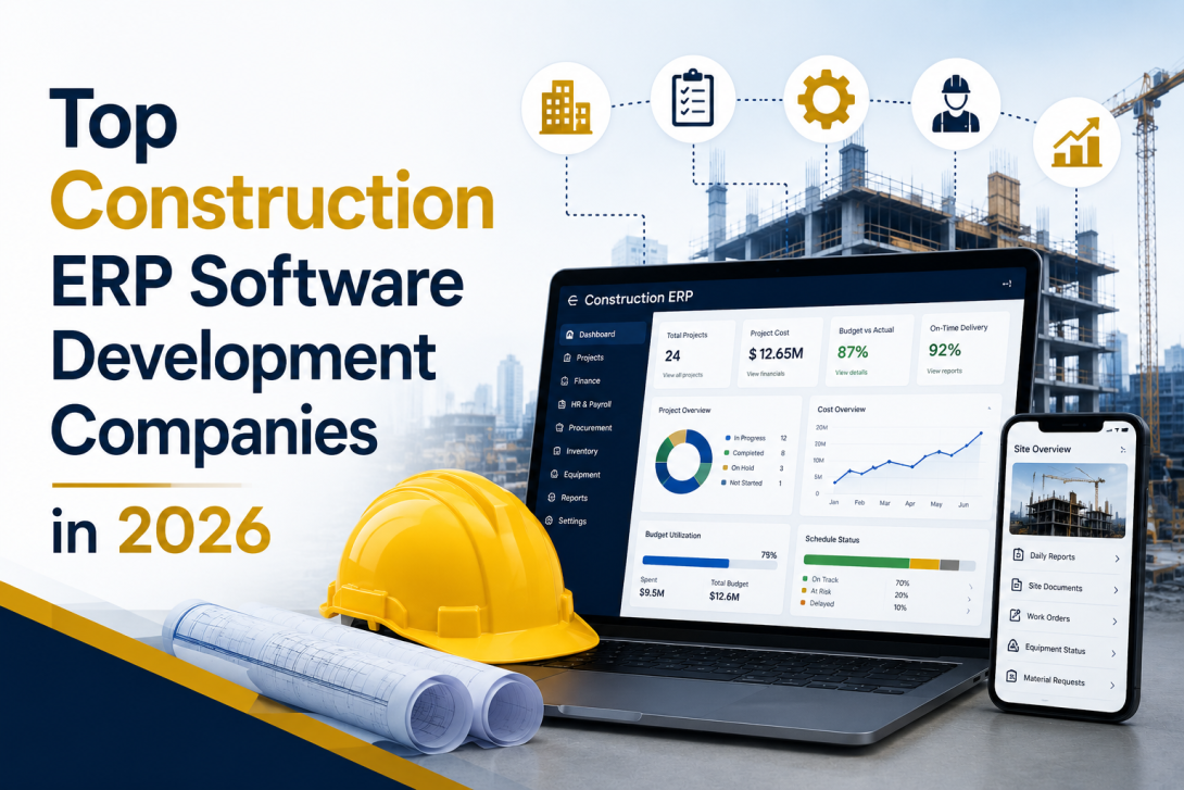 Top Construction ERP Software Development Companies in 2026