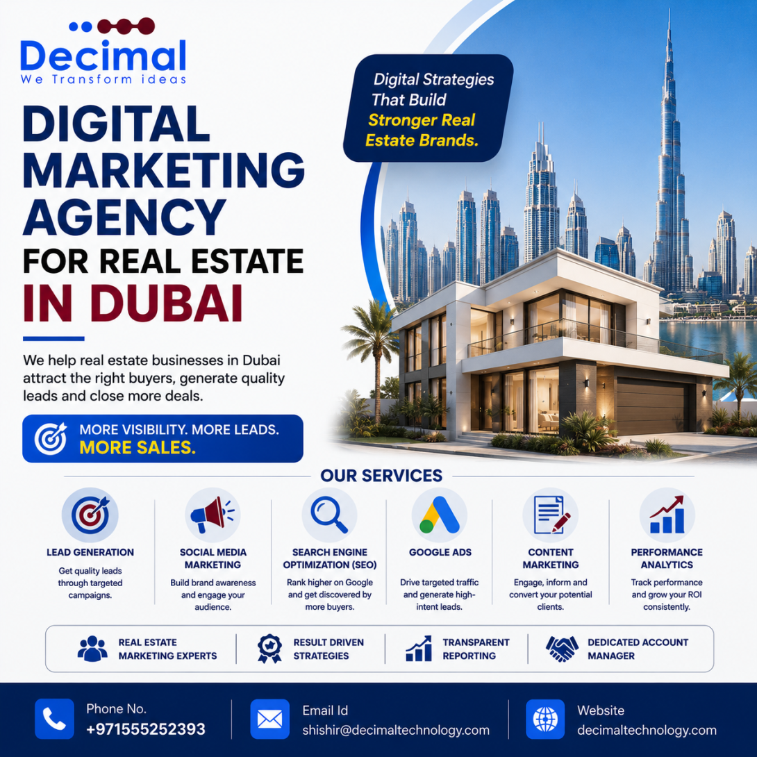 digital marketing agency for real estate in Dubai