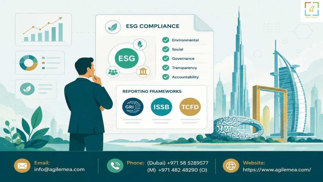 Discover how expert ESG consultancy can help your organisation navigate UAE ESG reporting requirements. Learn about ESG and sustainability reporting, ESG reporting frameworks, and how to achieve compliance with Federal Decree-Law No. 11.