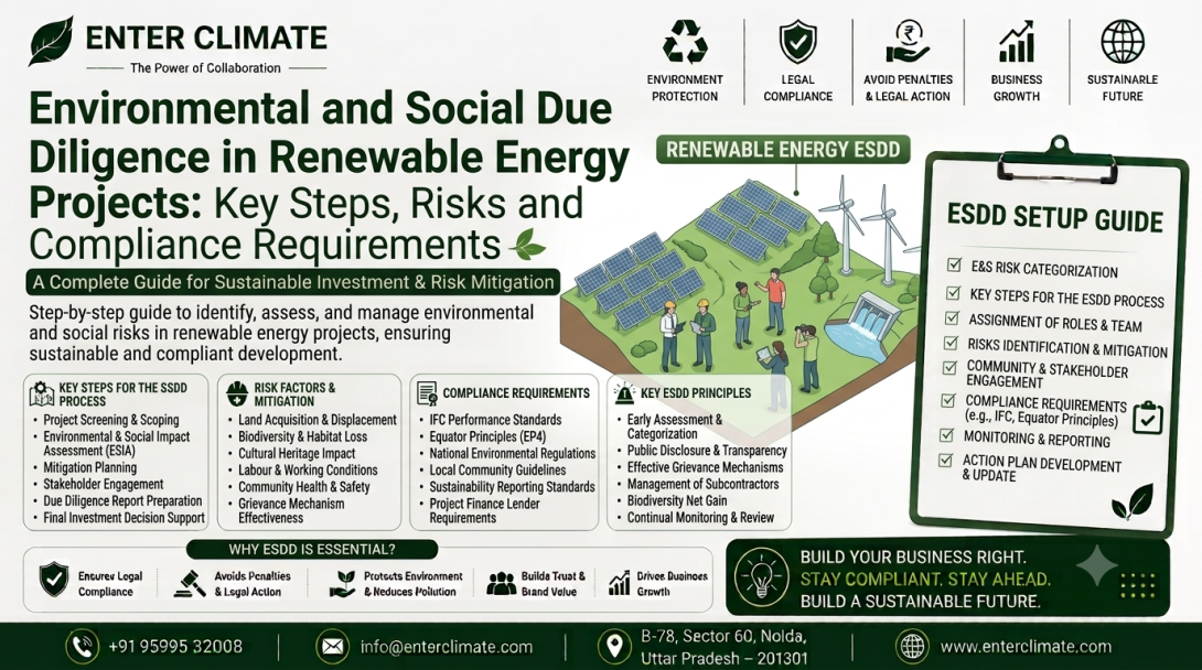 Environmental and Social Due Diligence in Renewable Energy Projects