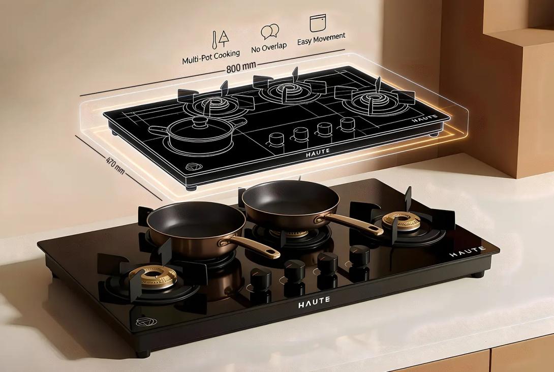 4 burner gas stoves