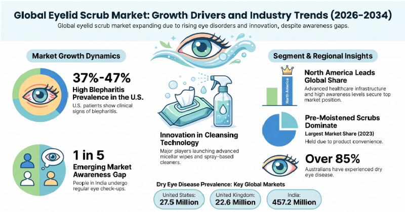 Eyelid Scrub, Eyelid Scrub Industry, Eyelid Scrub Market, Eyelid Scrub Market Size, Eyelid Scrub Market Share, Eyelid Scrub Market Trends, Eyelid Scrub Market Growth, Eyelid Scrub Market Demand