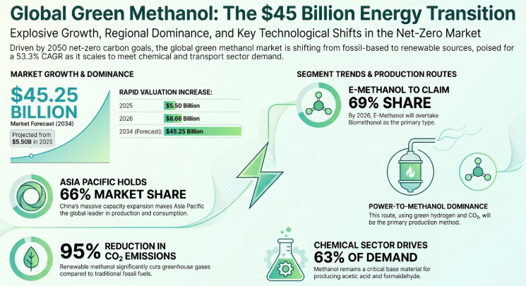 Green Methanol, Green Methanol Industry, Green Methanol Market, Green Methanol Market Size, Green Methanol Market Share, Green Methanol Market Trends, Green Methanol Market Growth, Green Methanol Market Demand