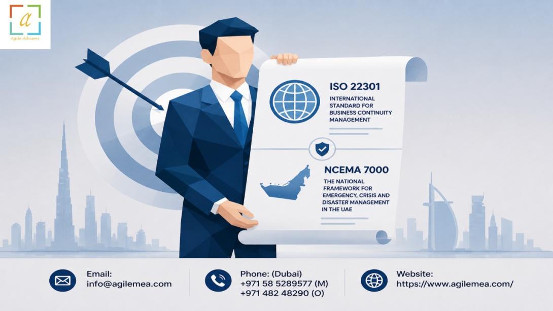 Explore how expert BCM consultants guide UAE organizations through ISO 22301 and NCEMA 7000 compliance. Build robust resilience and ensure operational continuity with professional support.