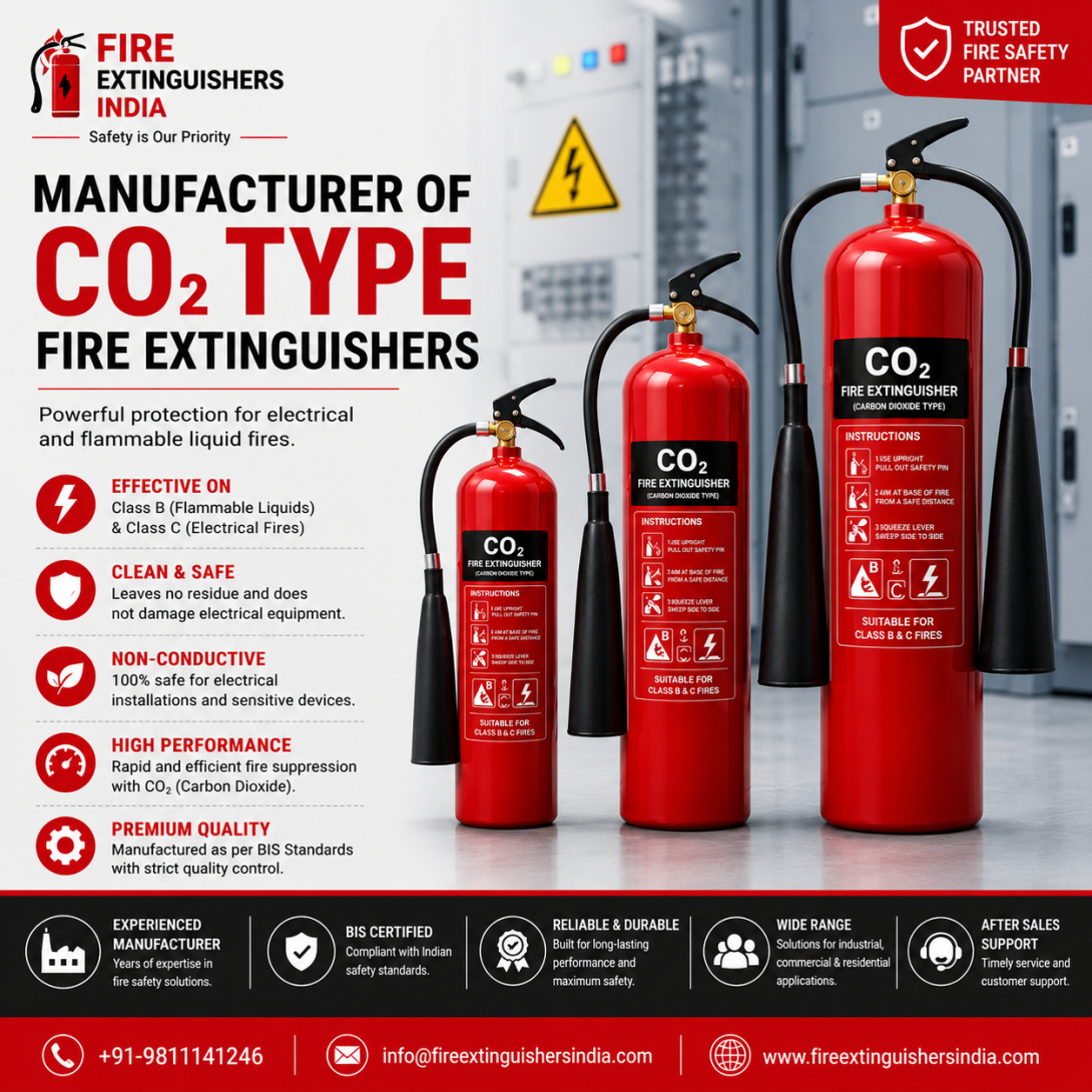 Manufacturer of CO2 Type Fire Extinguishers 