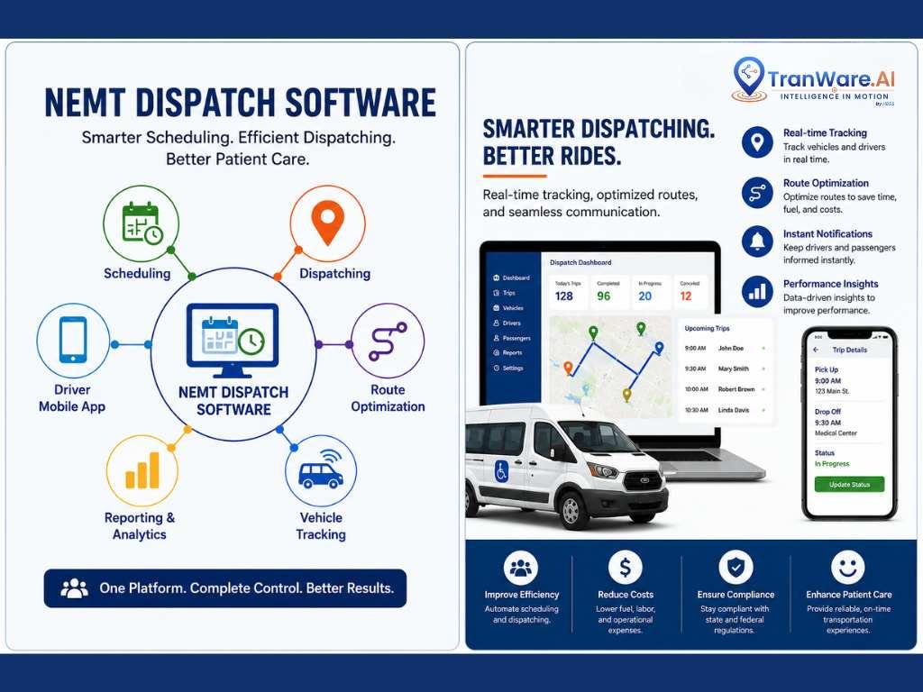 NEMT dispatch software