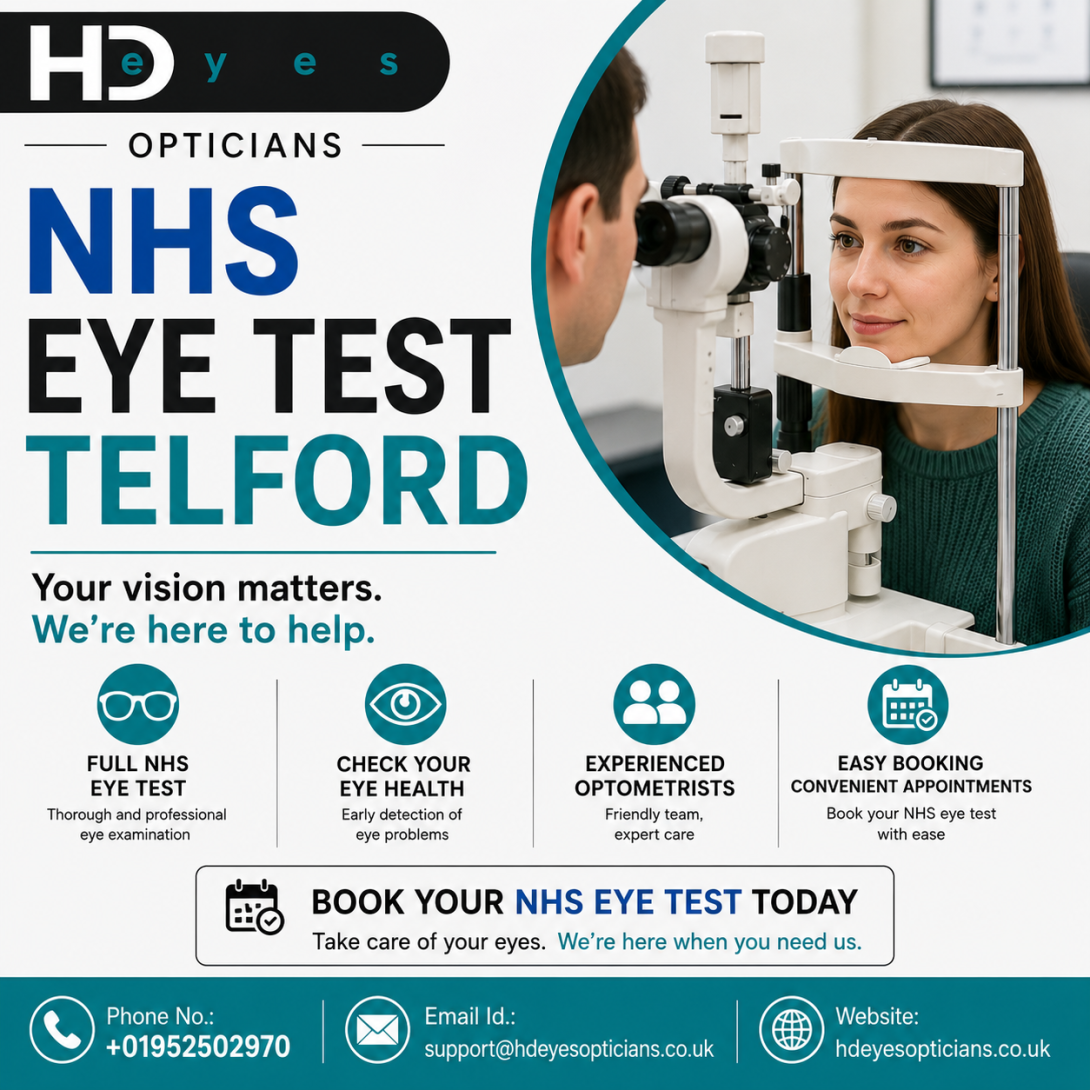 NHS eye test Telford