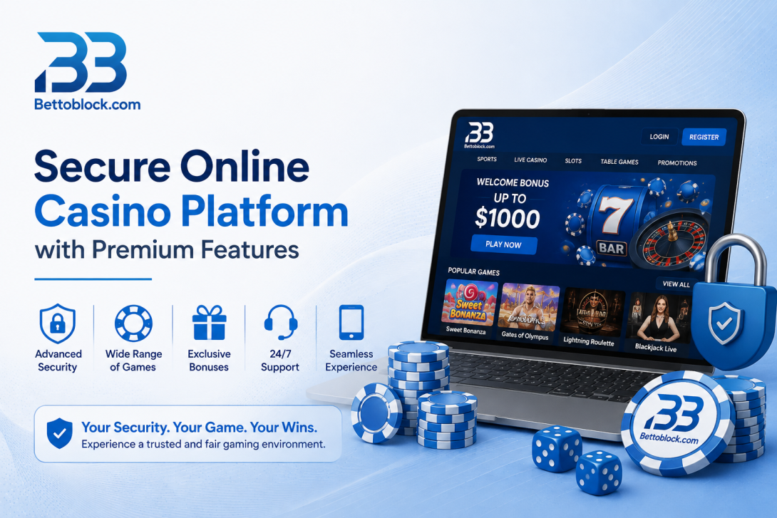 Secure Online Casino Platform with Premium Features