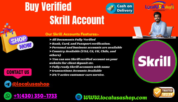 Buy Verified Skrill Accounts
